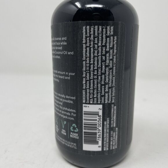 Every Man Jack Beard + Face Wash, Sea Salt, 6.7oz, Pack of 2 - Picture 5 of 5